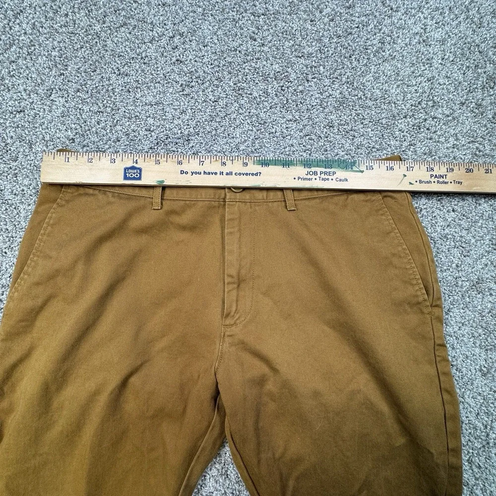 J Crew The Driggs Pants Mens Size 33x32 Brown‎ School Preppy Classic